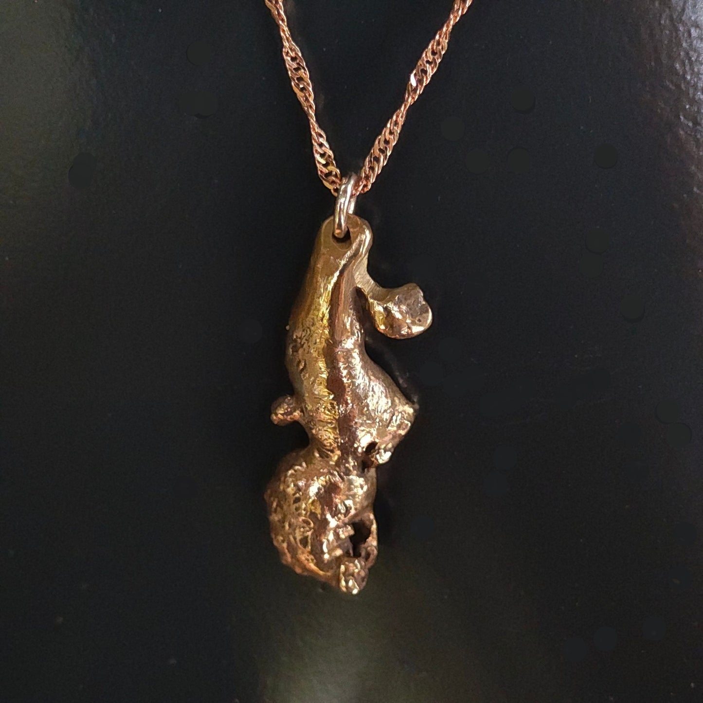 Long Amoeba Pendant