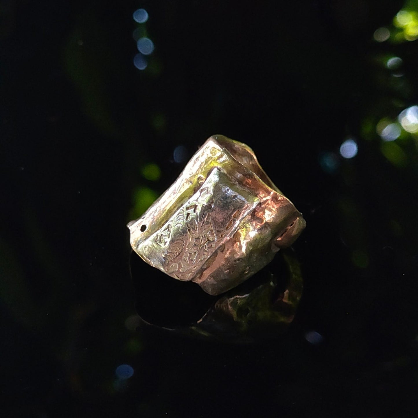 Silver Patch Ring