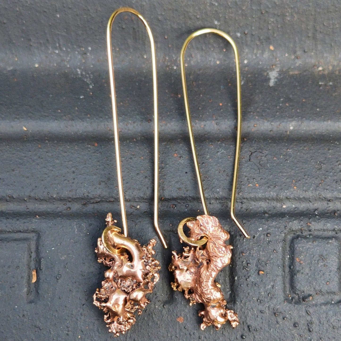 'Cluster' Drop Earrings C