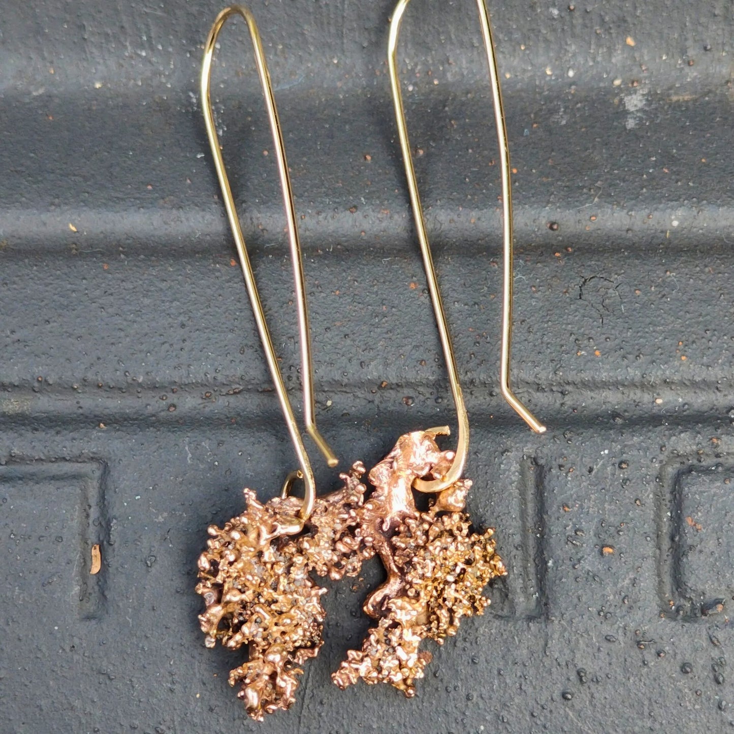 'Cluster' Drop Earrings C