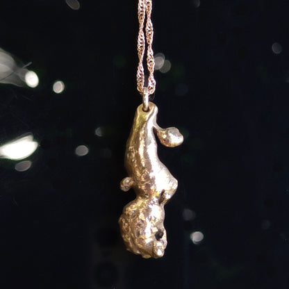 Long Amoeba Pendant
