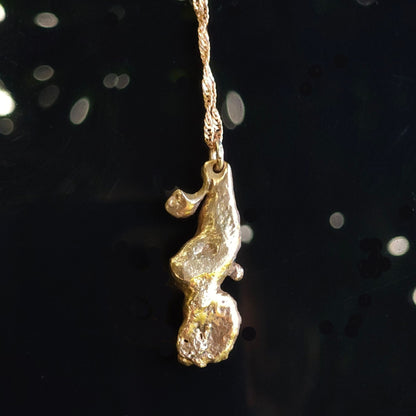 Long Amoeba Pendant