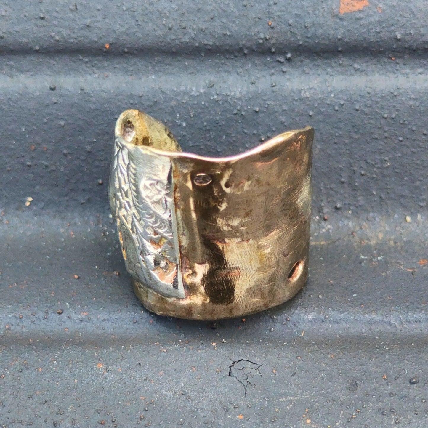 Silver Patch Ring